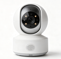 360° Pan Tilt WiFi Security Camera, Night Vision Motion Detection Indoor Baby Pet Cam, Two-Way Audio Remote View via Phone App