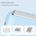 Baby Hair Clipper Quiet Electric Hair Trimmer for Infants and Toddlers USB Rechargeable Waterproof Ceramic Blade Safe Hair Cutting Kit